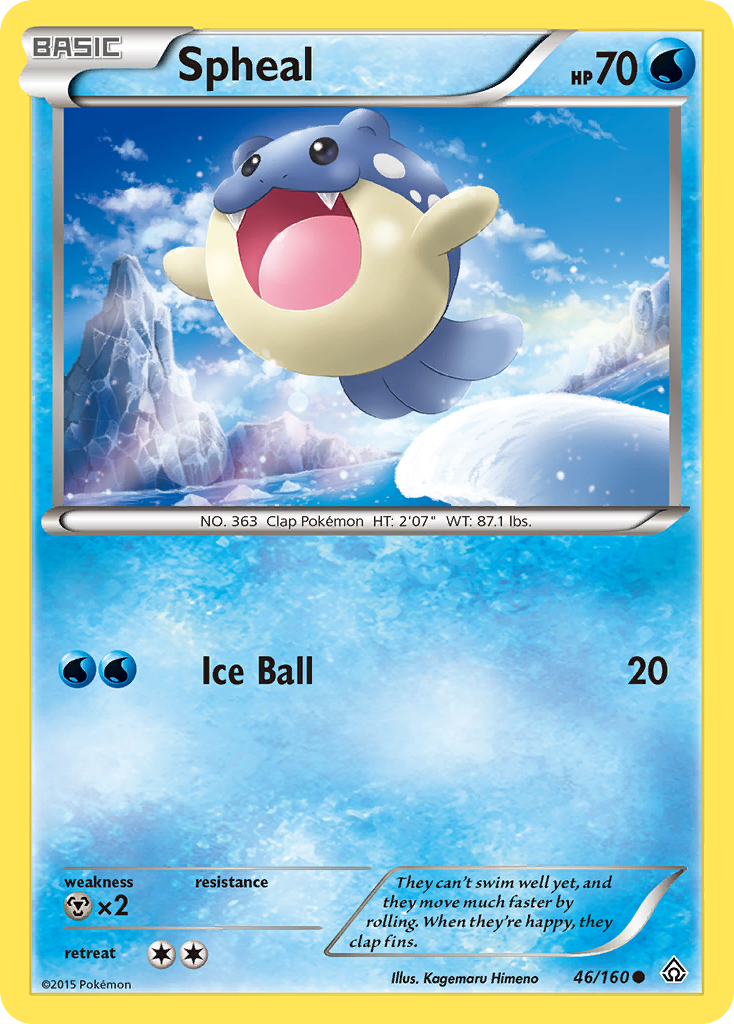 Spheal (46/160) [XY: Primal Clash] | Cracking-Singles