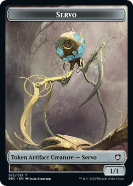 Myr // Servo Double-Sided Token [The Brothers' War Commander Tokens] | Cracking-Singles