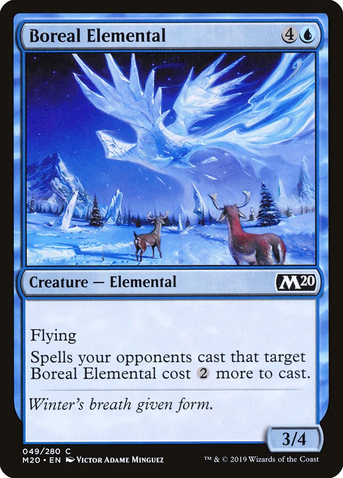 Boreal Elemental [Core Set 2020] | Cracking-Singles