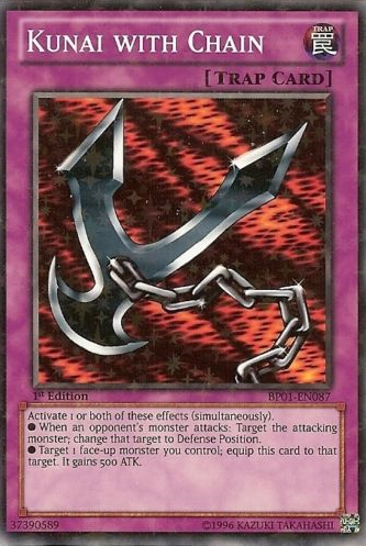 Kunai with Chain [BP01-EN087] Starfoil Rare | Cracking-Singles