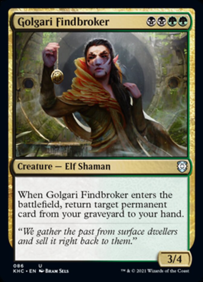 Golgari Findbroker [Kaldheim Commander] | Cracking-Singles