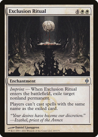 Exclusion Ritual [New Phyrexia] | Cracking-Singles