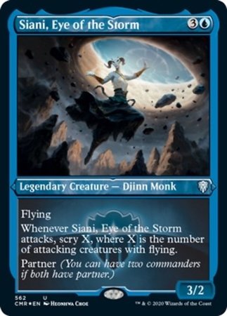 Siani, Eye of the Storm (Foil Etched) [Commander Legends] | Cracking-Singles