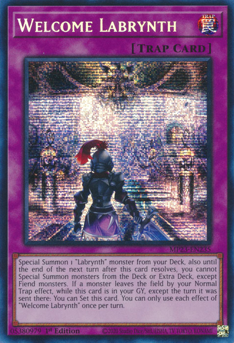 Welcome Labrynth [MP23-EN235] Prismatic Secret Rare | Cracking-Singles