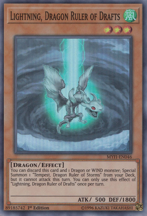 Lightning, Dragon Ruler of Drafts [MYFI-EN046] Super Rare | Cracking-Singles