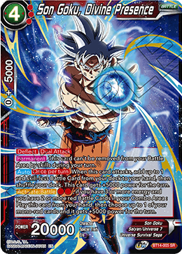 Son Goku, Divine Presence (BT14-005) [Cross Spirits] | Cracking-Singles