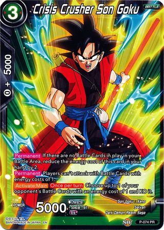 Crisis Crusher Son Goku (Alternate Art) [P-074] | Cracking-Singles