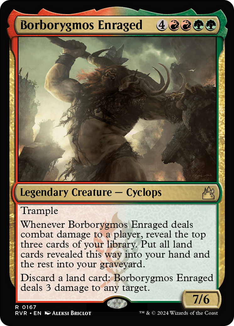 Borborygmos Enraged [Ravnica Remastered] | Cracking-Singles