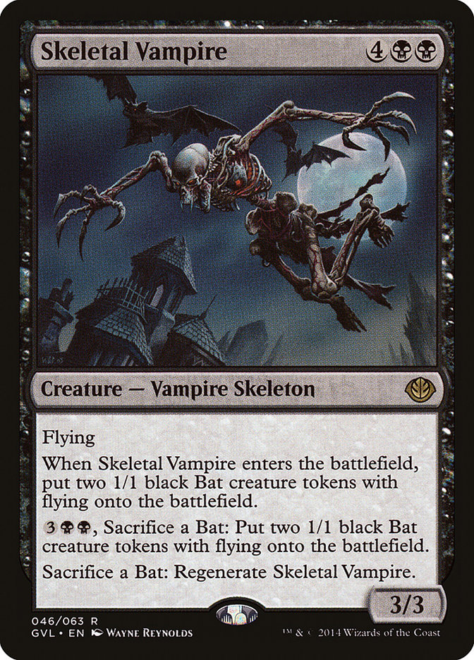 Skeletal Vampire (Garruk vs. Liliana) [Duel Decks Anthology] | Cracking-Singles