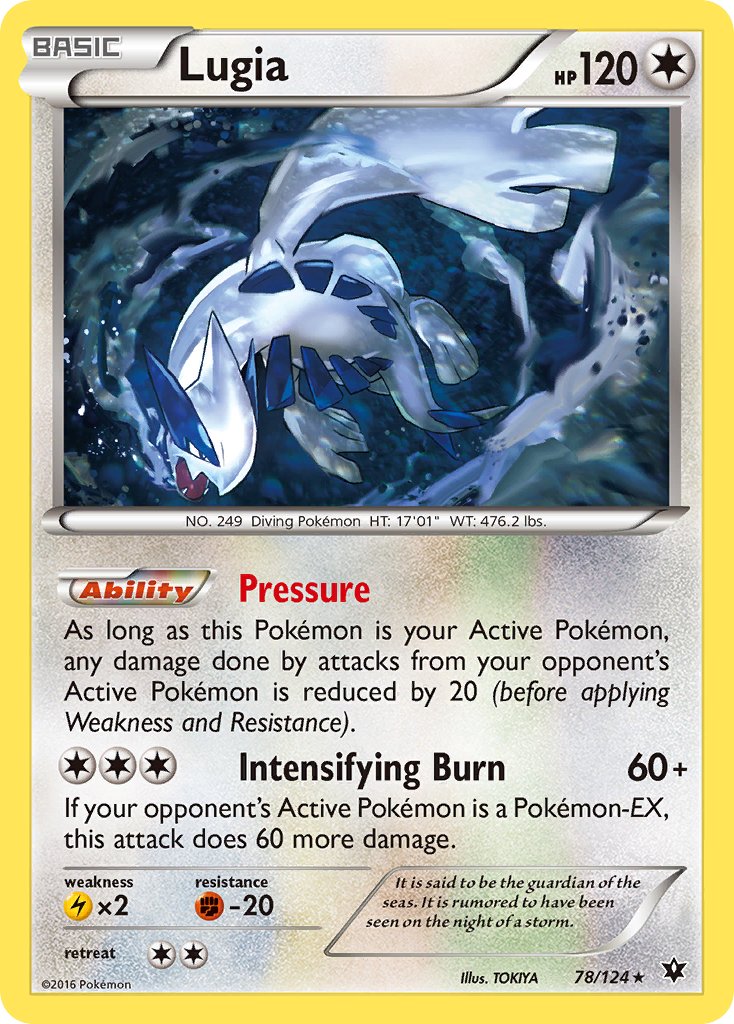 Lugia (78/124) (Theme Deck Exclusive) [XY: Fates Collide] | Cracking-Singles