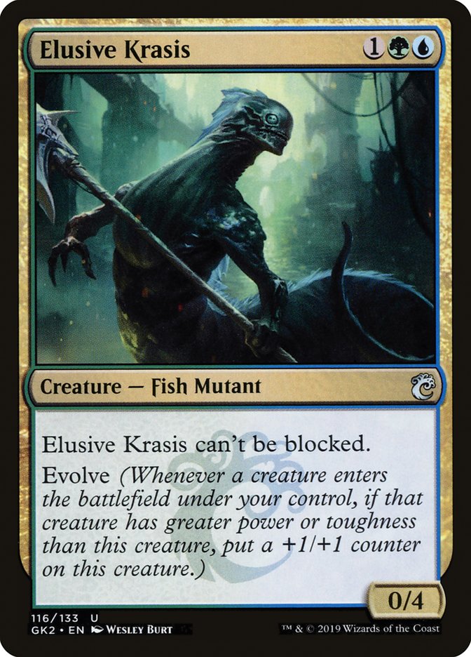 Elusive Krasis [Ravnica Allegiance Guild Kit] | Cracking-Singles