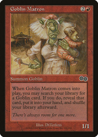 Goblin Matron [Urza's Saga] | Cracking-Singles