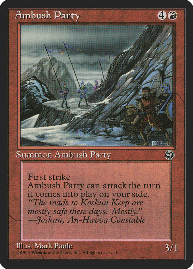 Ambush Party (Joskun Flavor Text) [Homelands] | Cracking-Singles