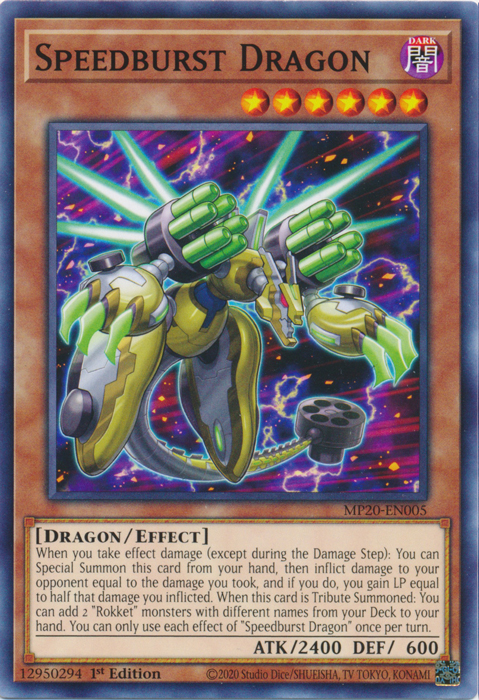 Speedburst Dragon [MP20-EN005] Common | Cracking-Singles