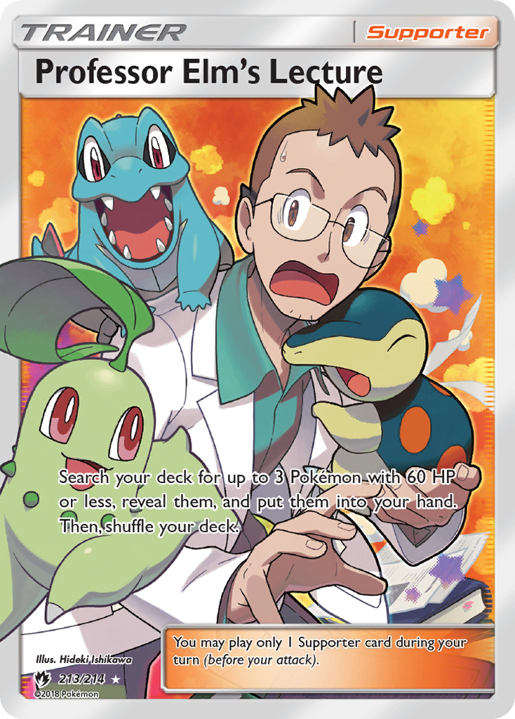 Professor Elm's Lecture (213/214) [Sun & Moon: Lost Thunder] | Cracking-Singles