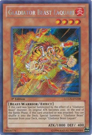 Gladiator Beast Laquari [LCGX-EN238] Secret Rare | Cracking-Singles