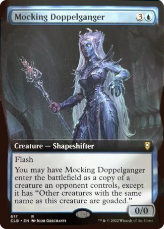 Mocking Doppelganger (Extended Art) [Commander Legends: Battle for Baldur's Gate] | Cracking-Singles