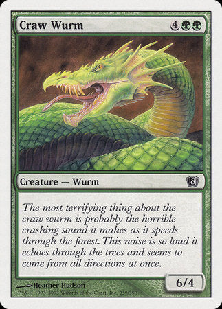 Craw Wurm [Eighth Edition] | Cracking-Singles