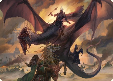 Witch-king, Bringer of Ruin Art Card [The Lord of the Rings: Tales of Middle-earth Art Series] | Cracking-Singles