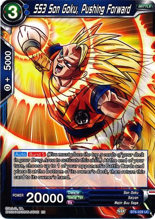 SS3 Son Goku, Pushing Forward [BT6-029] | Cracking-Singles