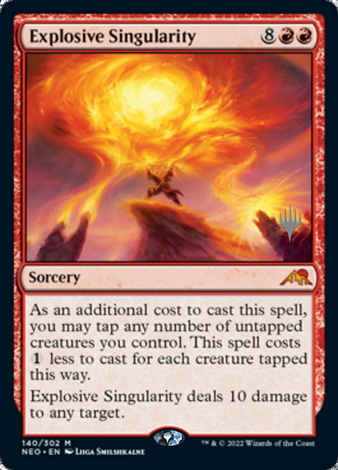 Explosive Singularity (Promo Pack) [Kamigawa: Neon Dynasty Promos] | Cracking-Singles