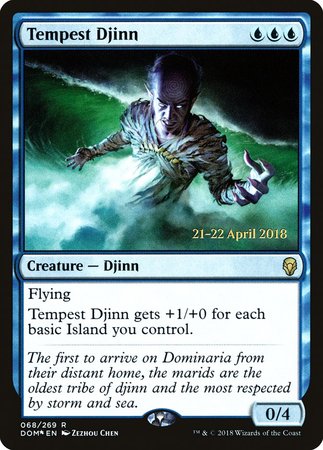 Tempest Djinn [Dominaria Promos] | Cracking-Singles