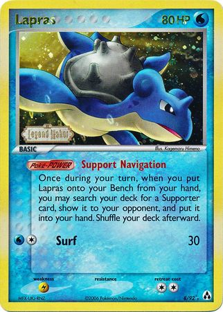 Lapras (8/92) (Stamped) [EX: Legend Maker] | Cracking-Singles