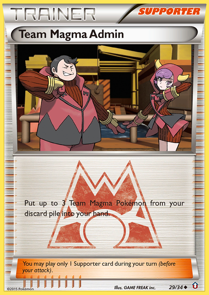 Team Magma Admin (29/34) [XY: Double Crisis] | Cracking-Singles