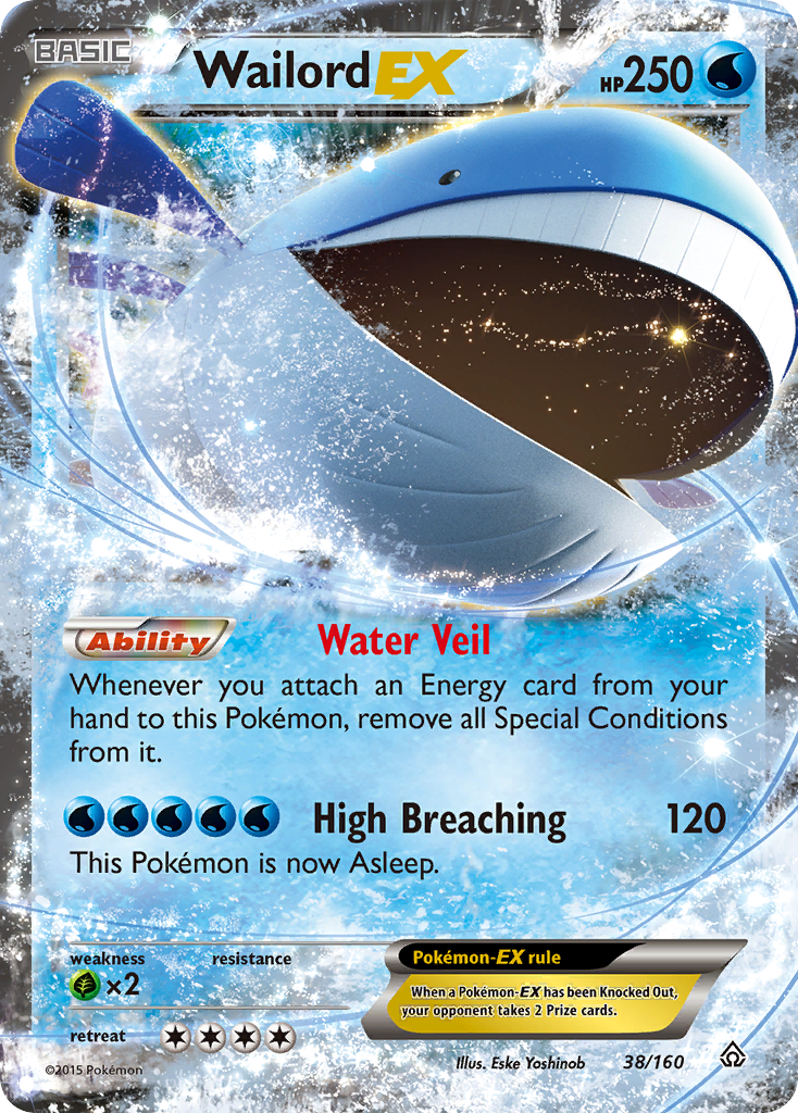 Wailord EX (38/160) [XY: Primal Clash] | Cracking-Singles