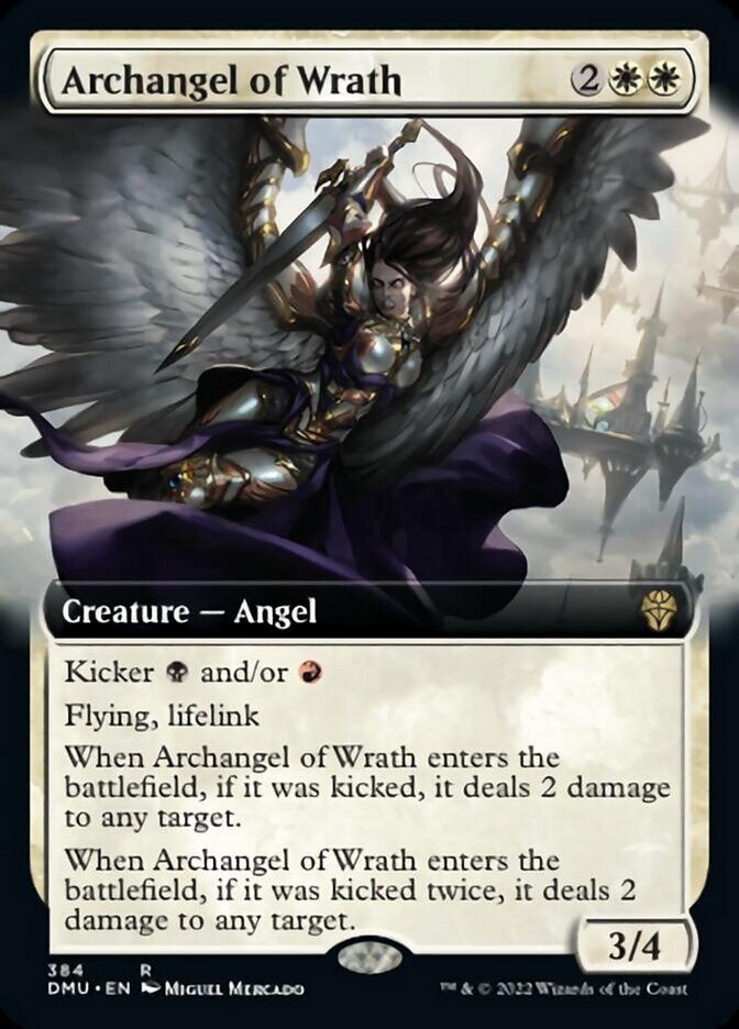 Archangel of Wrath (Extended Art) [Dominaria United] | Cracking-Singles