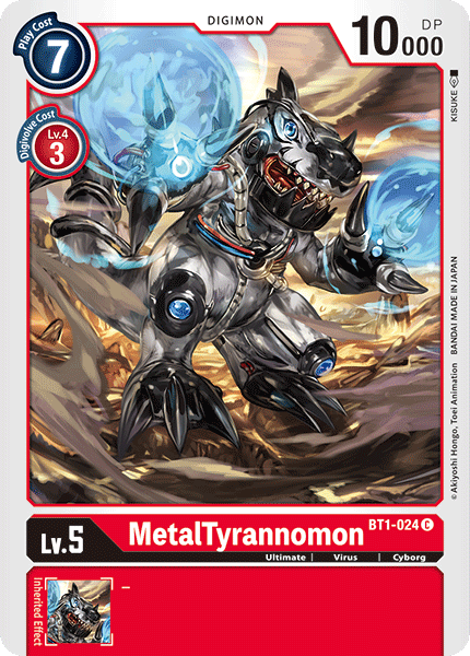 MetalTyrannomon [BT1-024] [Release Special Booster Ver.1.0] | Cracking-Singles