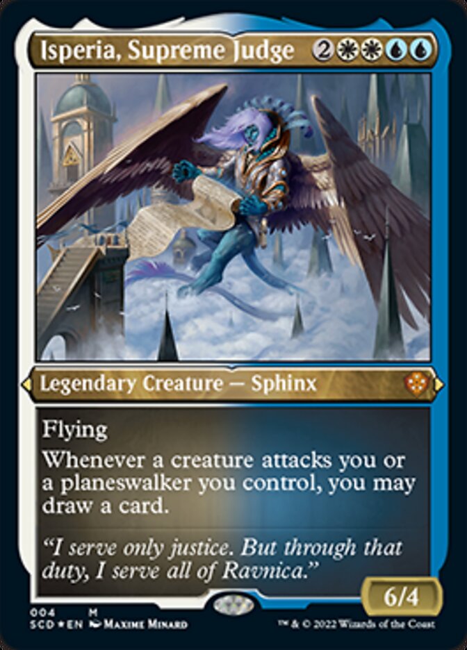 Isperia, Supreme Judge (Foil Etched) [Starter Commander Decks] | Cracking-Singles