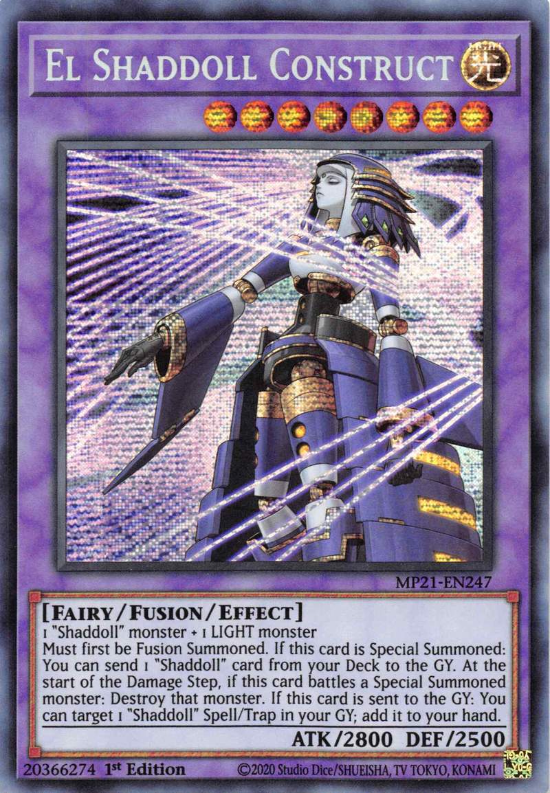 El Shaddoll Construct (Alternate Art) [MP21-EN247] Prismatic Secret Rare | Cracking-Singles