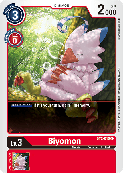 Biyomon [BT2-010] [Release Special Booster Ver.1.5] | Cracking-Singles