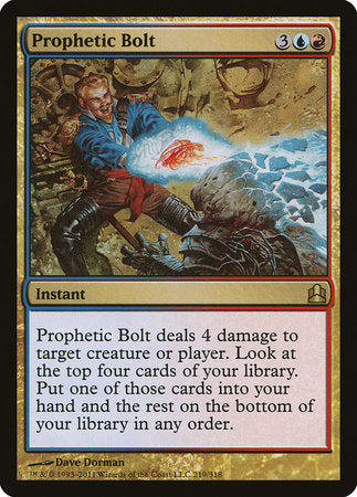 Prophetic Bolt [Commander 2011] | Cracking-Singles