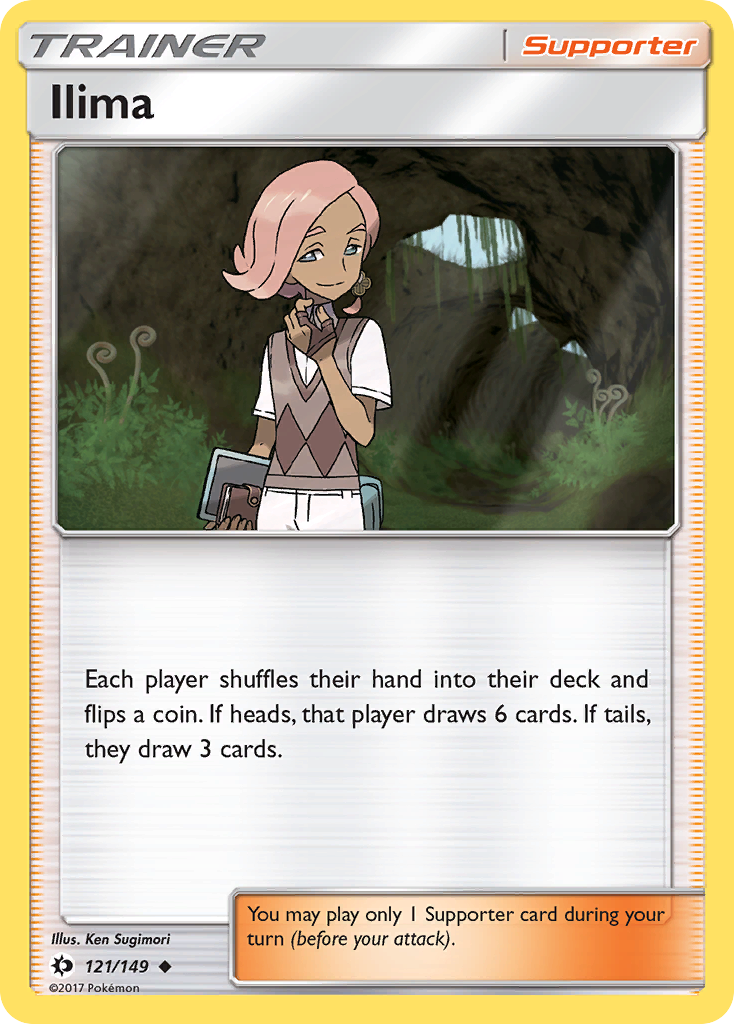 Ilima (121/149) [Sun & Moon: Base Set] | Cracking-Singles