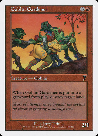 Goblin Gardener [Seventh Edition] | Cracking-Singles