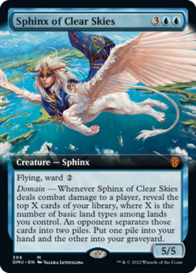 Sphinx of Clear Skies (Extended Art) [Dominaria United] | Cracking-Singles