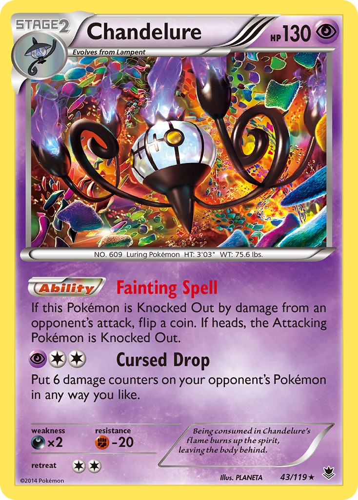 Chandelure (43/119) [XY: Phantom Forces] | Cracking-Singles