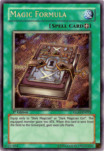 Magic Formula [GLAS-EN093] Secret Rare | Cracking-Singles