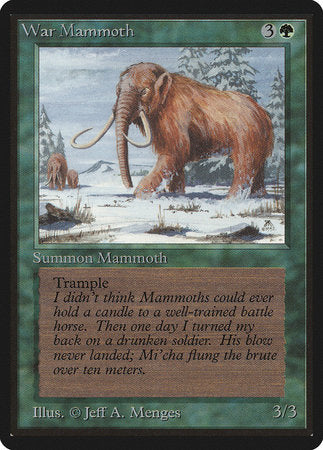 War Mammoth [Limited Edition Beta] | Cracking-Singles