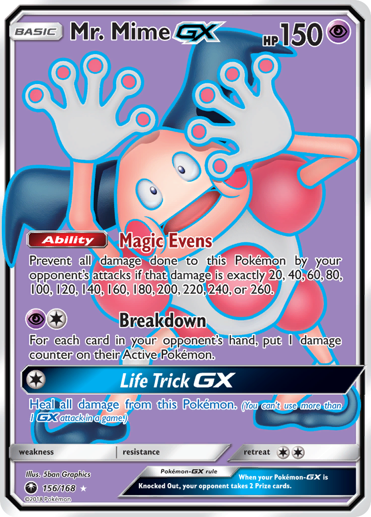 Mr. Mime GX (156/168) [Sun & Moon: Celestial Storm] | Cracking-Singles