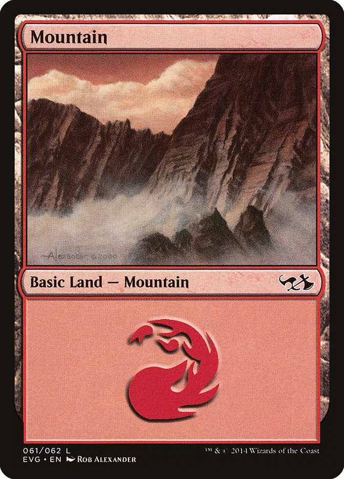 Mountain (61) (Elves vs. Goblins) [Duel Decks Anthology] | Cracking-Singles