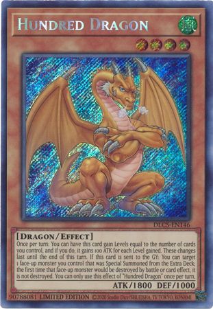 Hundred Dragon [DLCS-EN146] Secret Rare | Cracking-Singles