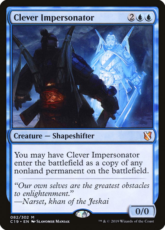 Clever Impersonator [Commander 2019] | Cracking-Singles