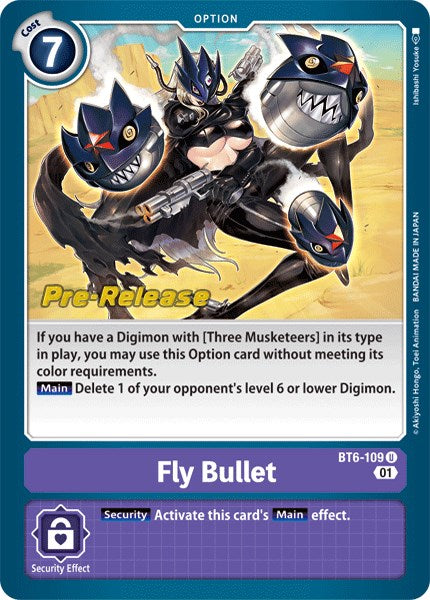 Fly Bullet [BT6-109] [Double Diamond Pre-Release Cards] | Cracking-Singles