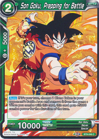 Son Goku, Prepping for Battle [BT8-046] | Cracking-Singles