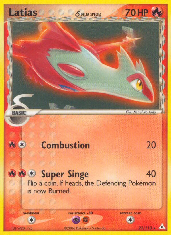 Latias (21/110) (Theme Deck Exclusive) [EX: Holon Phantoms] | Cracking-Singles