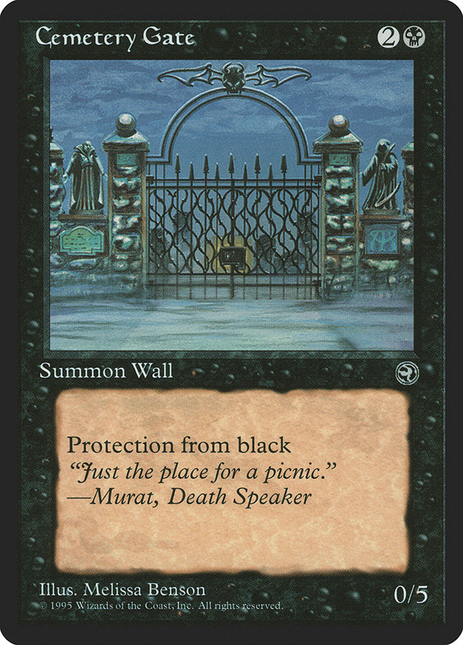 Cemetery Gate (Murat Flavor Text) [Homelands] | Cracking-Singles