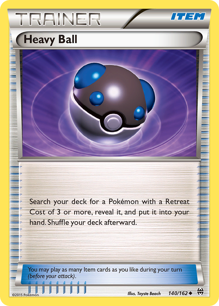 Heavy Ball (140/162) [XY: BREAKthrough] | Cracking-Singles